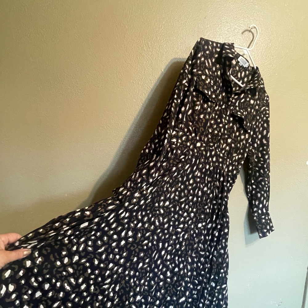 Molly Bracken Black and White Floral Dress perfect condition size S